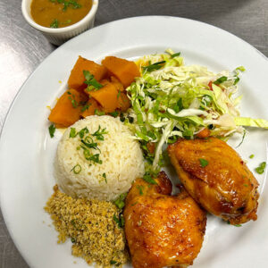 Frango assado no forno
